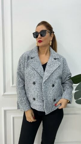 Vikka Kadın Gri Mont
