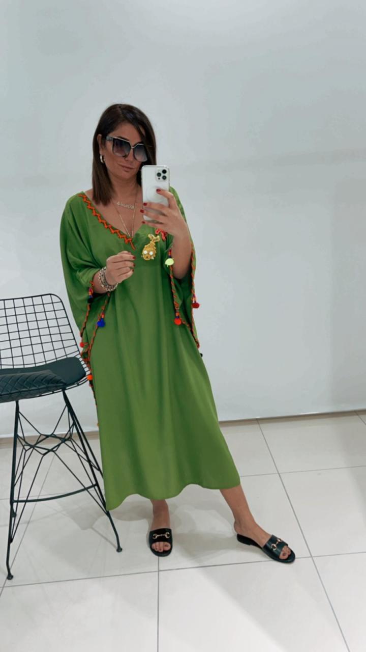 Mesa Fıstık Yeşil Elbise