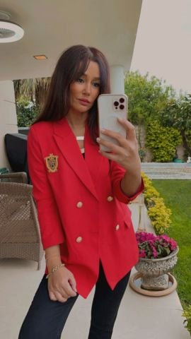 Elijah Kırmızı Blazer
