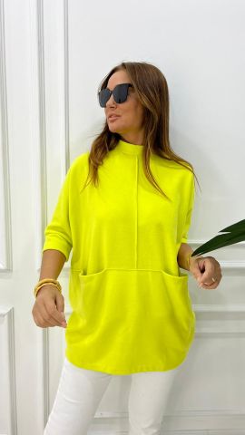 Margot Sarı Cepli Tunik