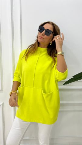 Margot Sarı Cepli Tunik