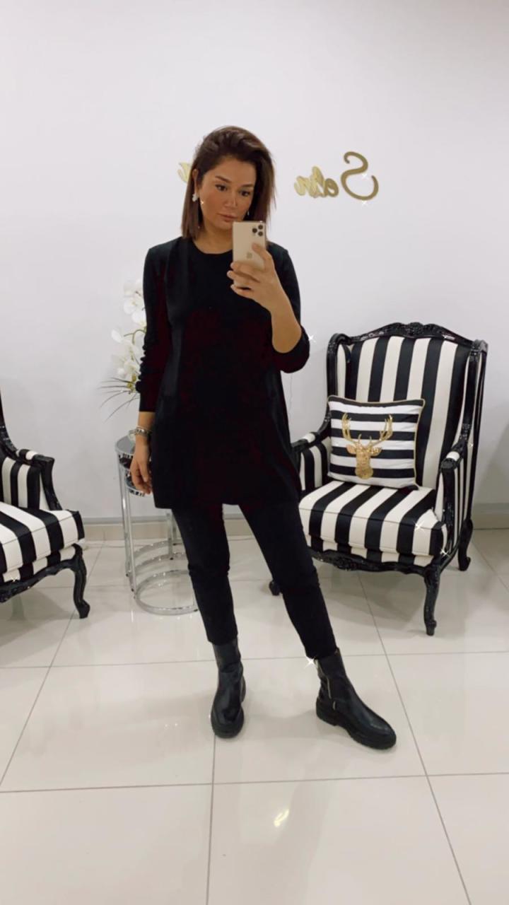 Evans Siyah Tunik