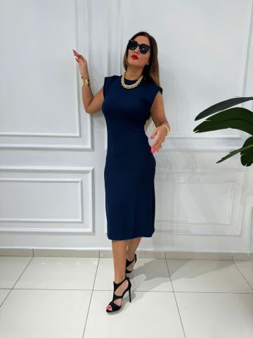 Sammu Kadın Lacivert Elbise