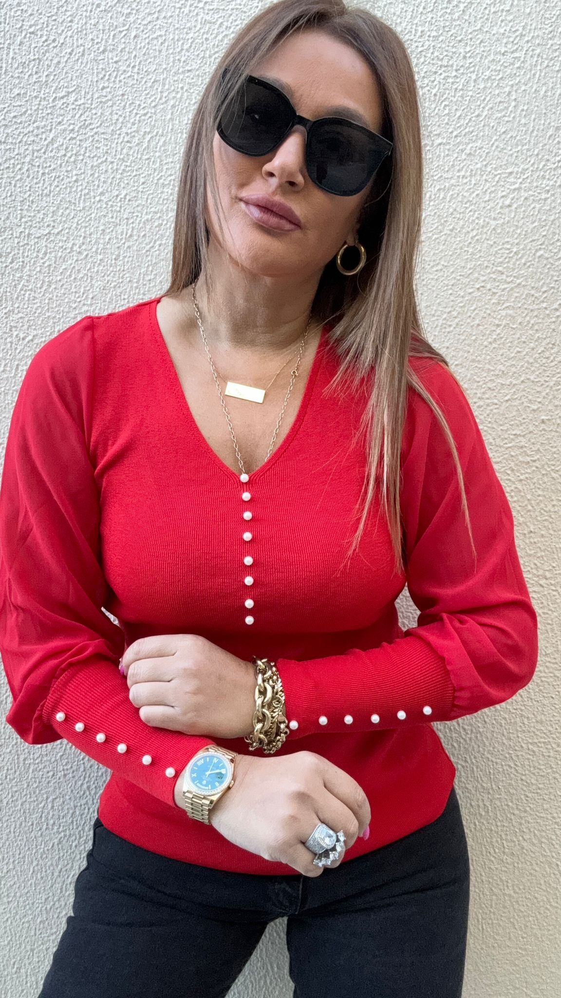 Lopez Kırmızı Triko