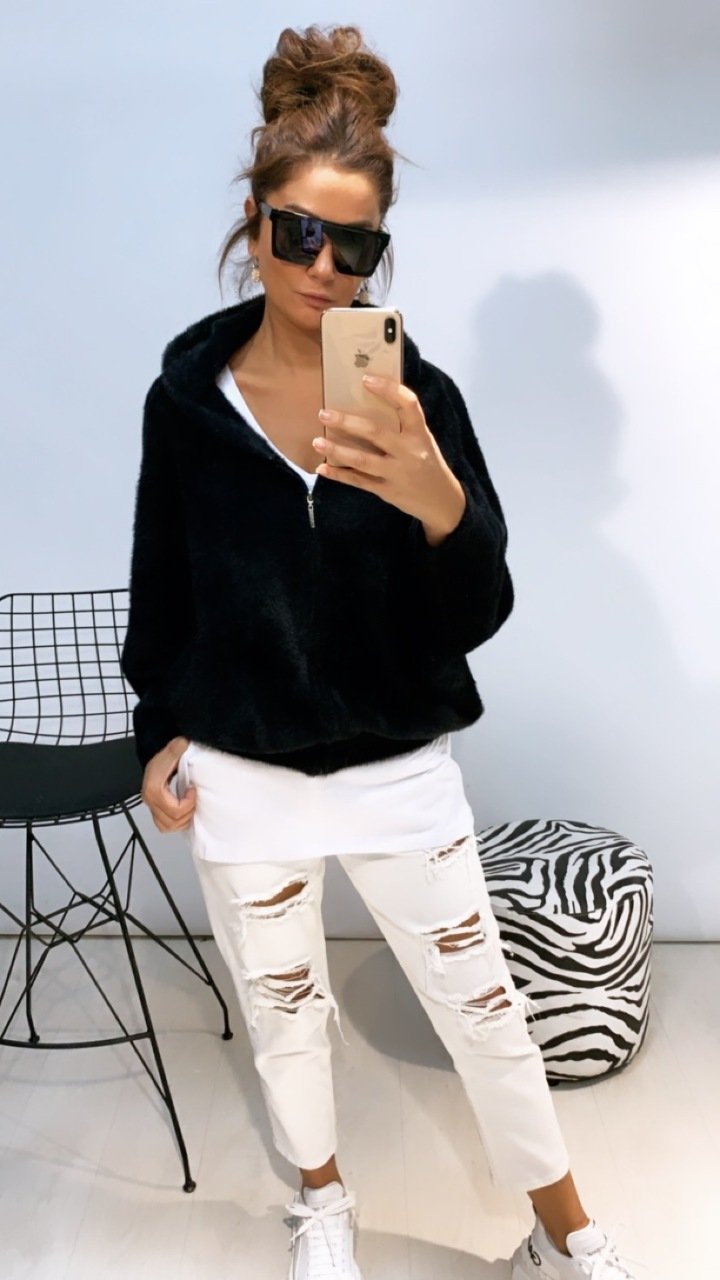 Cocoon Siyah Hırka
