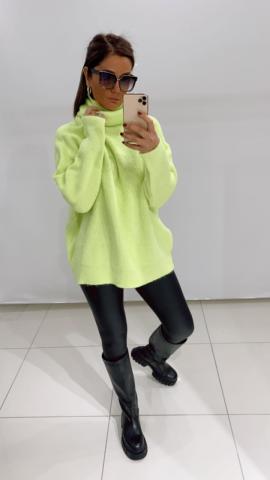 Orfeo Neon Yeşil Kazak