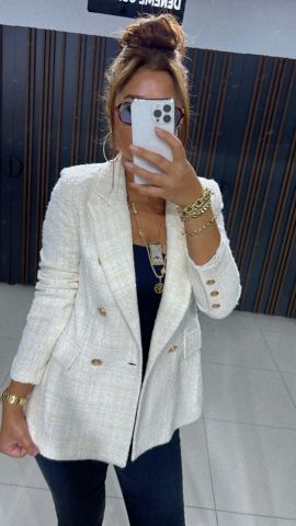 Serafi Ekru Blazer