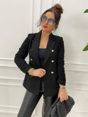 Serafi Siyah Blazer