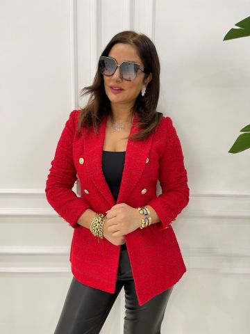 Serafi Kırmızı Blazer