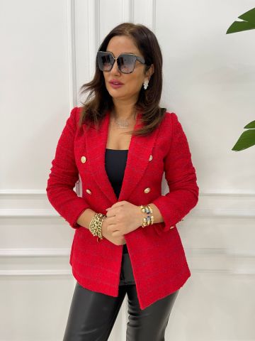 Serafi Kırmızı Blazer