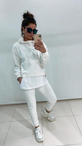 Dina Ekru Eşofman Altı
