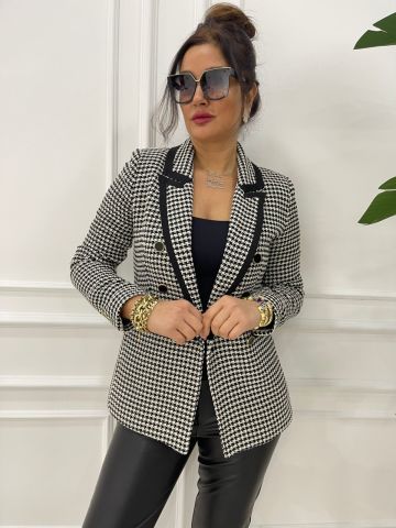 Telca Siyah Blazer