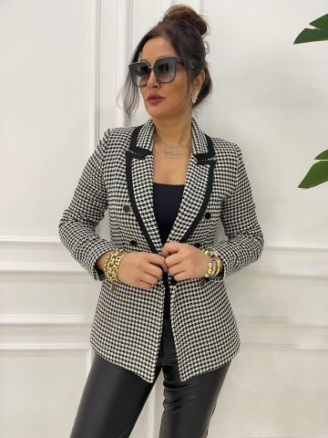 Telca Siyah Blazer