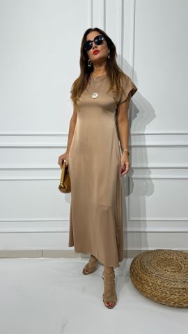 Cenna Camel Elbise