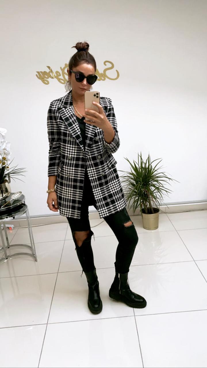 Laden Siyah Blazer