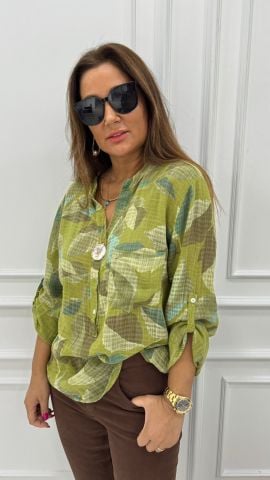 Monica Yeşil Gömlek