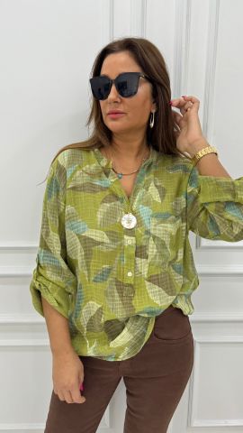 Monica Yeşil Gömlek