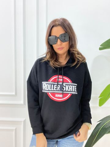Roller Skate Siyah Sweat
