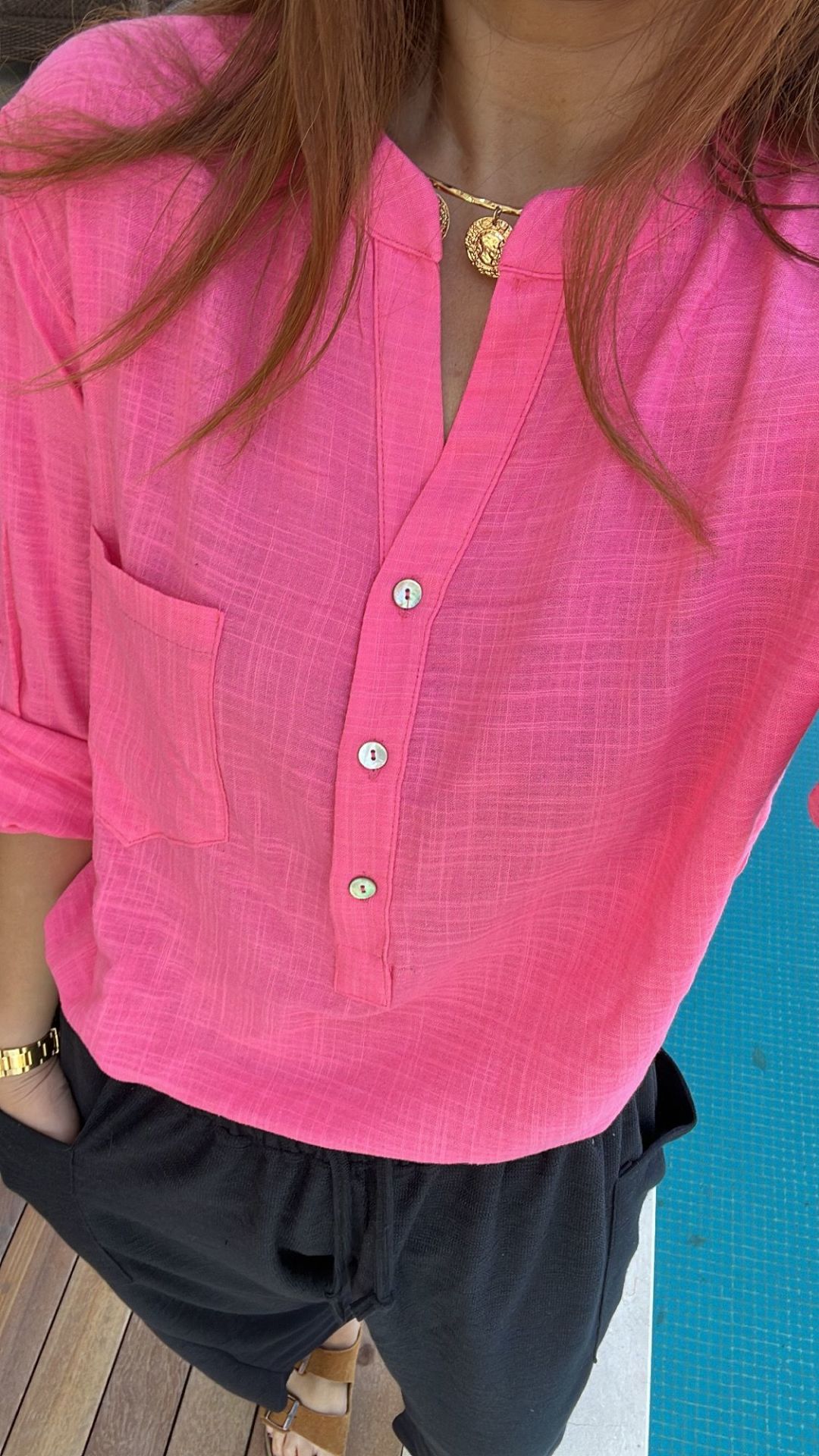 Rewi Pembe Gömlek