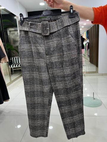 PR5588 Gri-Sarı Çizgili Pantalon