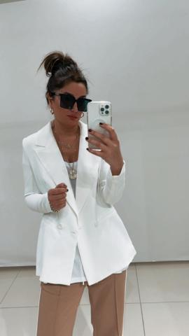 İnes Ekru Blazer