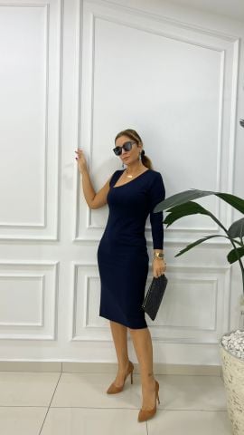 Halle Kadın Lacivert Elbise