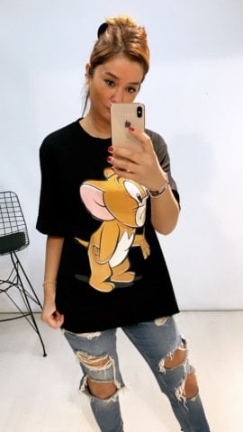 Jery Siyah T-shirt