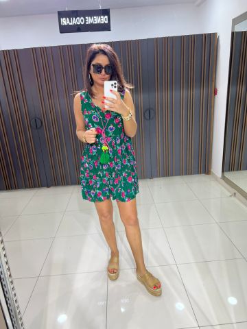 Nolene Yeşil Elbise