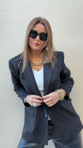 Laresa Siyah Blazer