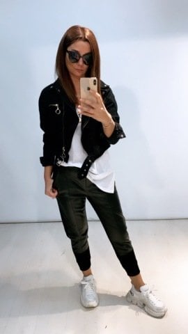 Rala Siyah Pantalon