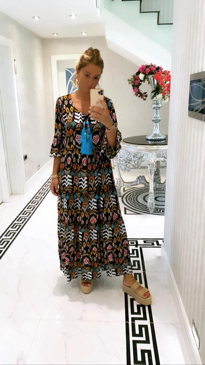 Galina Siyah Elbise