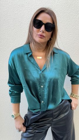 Lovita Petrol Yeşil Bluz