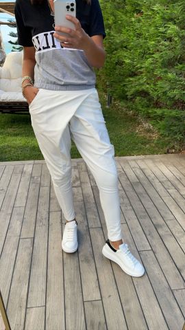 Raprica Ekru Şalvar