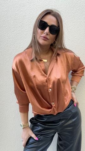 Lovita Bakır Bluz