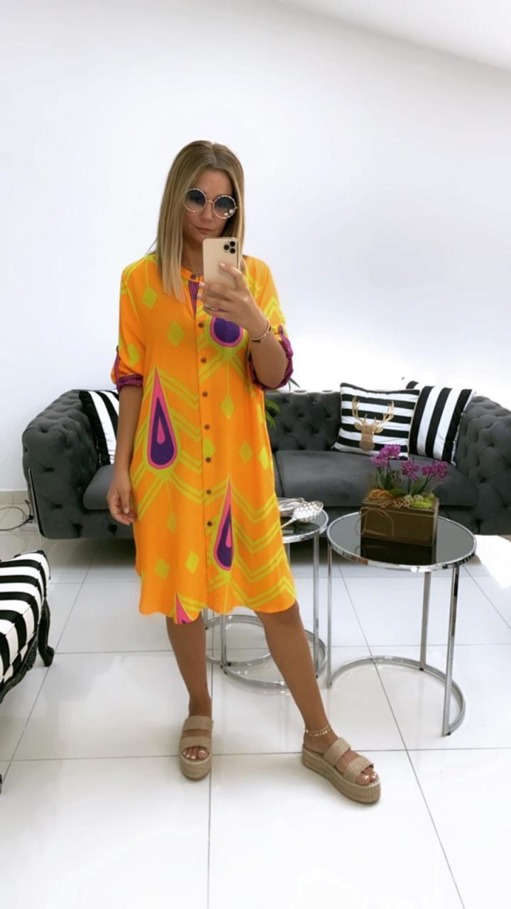 ANR110 Damla Tunik Oranj