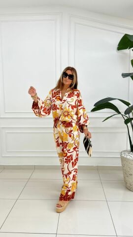 Chaplin Kadın Kiremit Takım