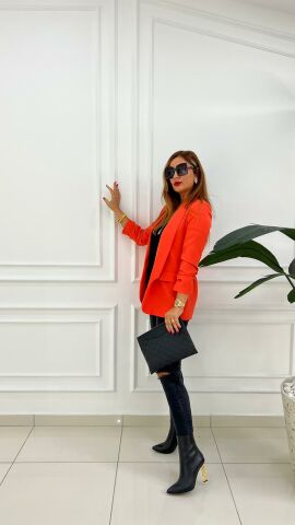 Diego Orange Blazer