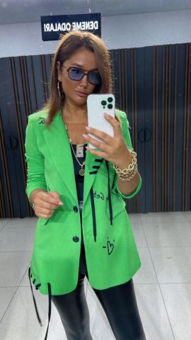 Nelta Yeşil Blazer