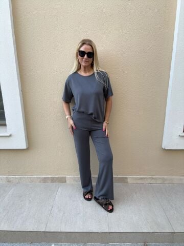 Lambrge İthal Kumaş Antrasit Takım