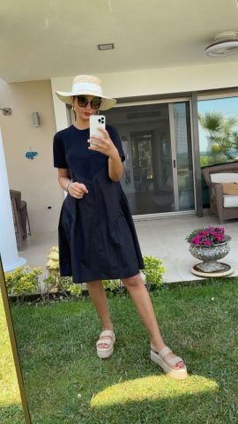 Bedra Siyah Elbise