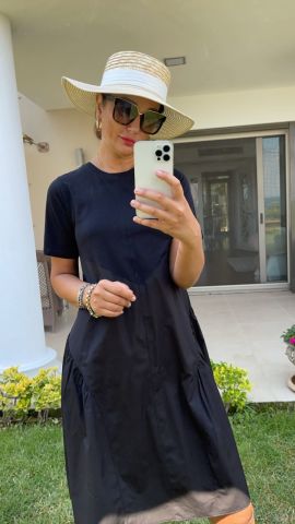 Bedra Siyah Elbise