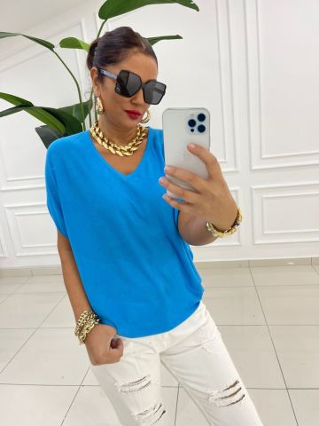 Lianna Turkuaz Triko