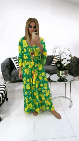 Boho Sarı Elbise