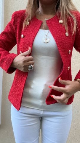 Celca Kırmızı Blazer