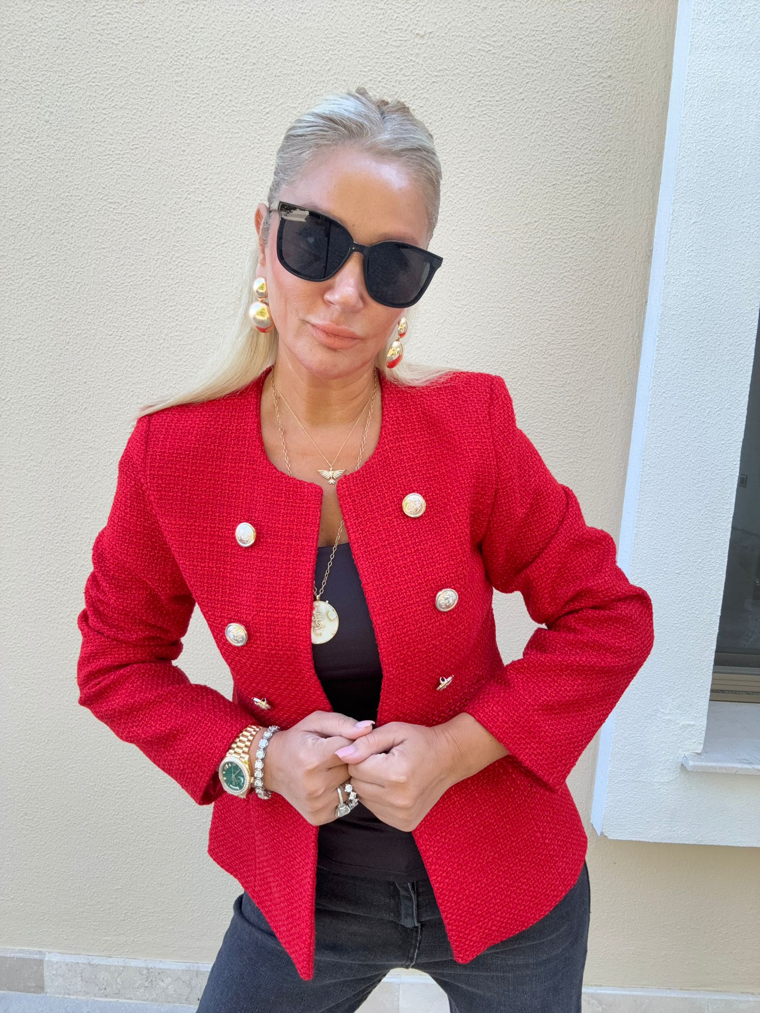 Celca Kırmızı Blazer