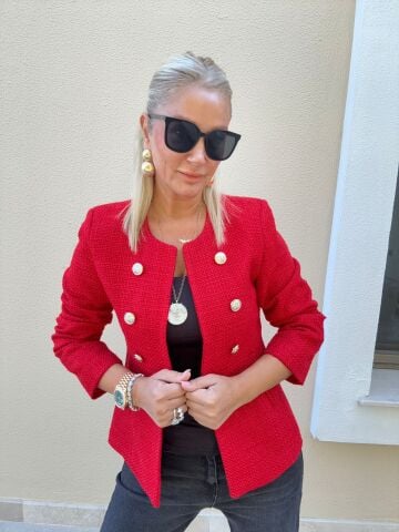 Celca Kırmızı Blazer