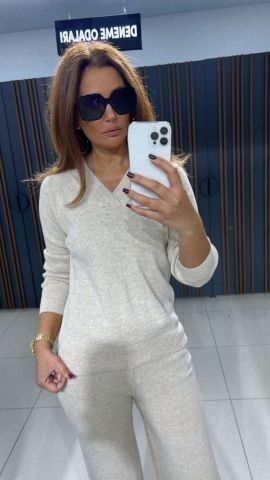 Forna Bej Rengi Triko Takım