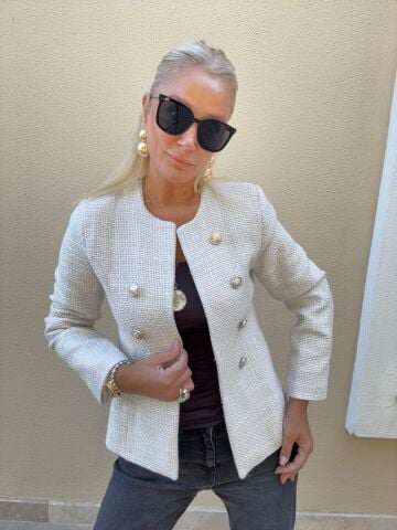 Celca Ekru Blazer