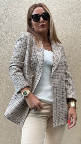 Livel Krem Blazer