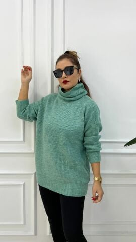 Tonly Kadın Mint Yeşil Kazak